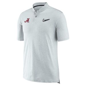 Men's Nike Gray Alabama Crimson Tide 2017 College Football Playoff Polo nwt L